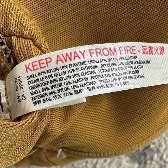 Free People Movement Hearts Aflutter Sports Bra In Mustard Small - Picture 4 of 4